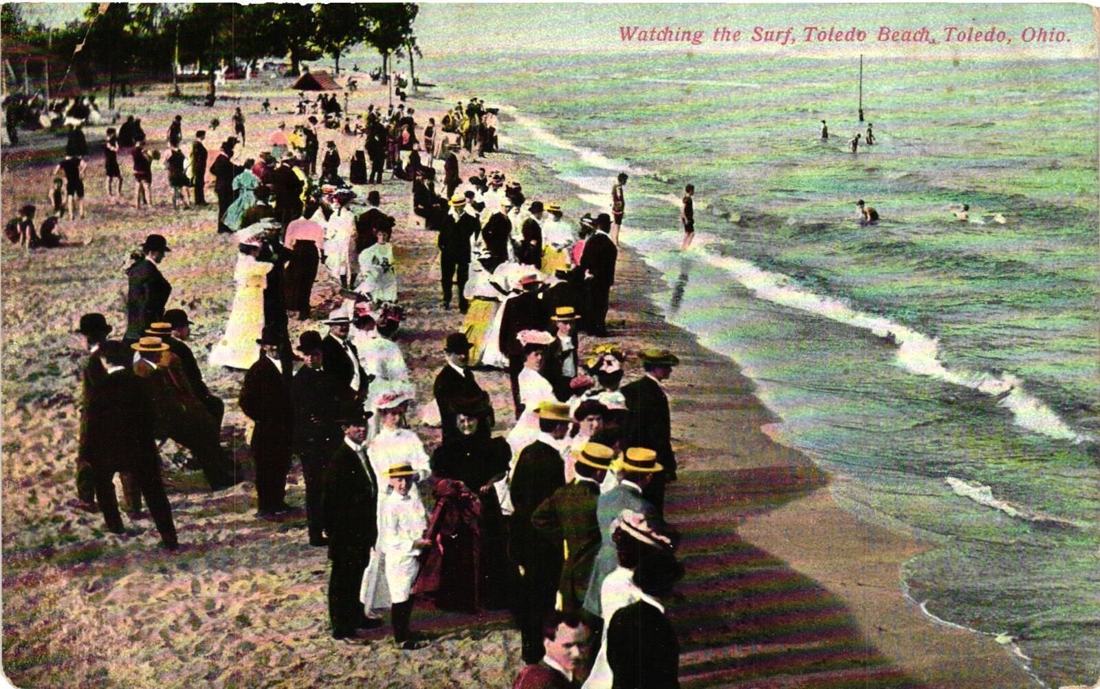 Vintage Postcard- TOLEDO BEACH, TOLEDO, OH. Early 1900s