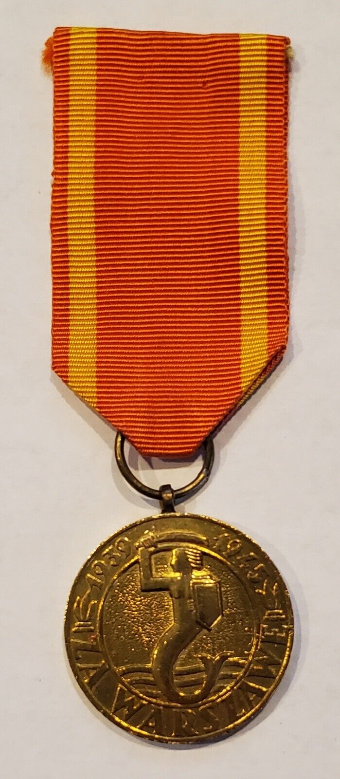 WWII 1945 Poland Polish Medal for Victory & Freedom RP Awarded Against Germany