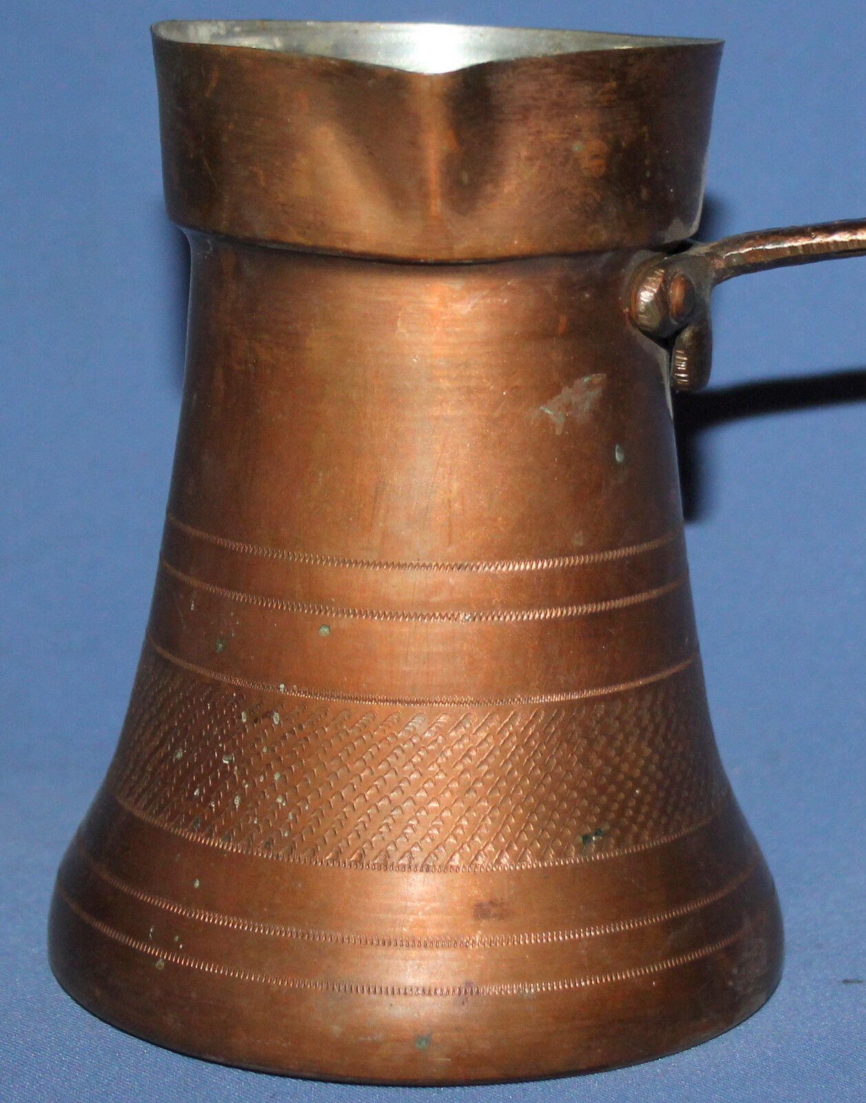 VINTAGE HAND CRAFTED COPPER COFFEE POT