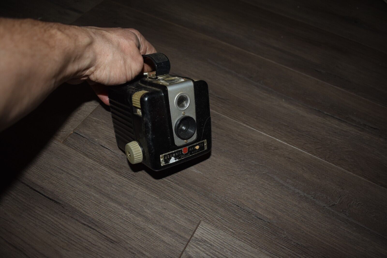 Vintage Kodak Brownie Hawkeye camera Flash model NOTE
