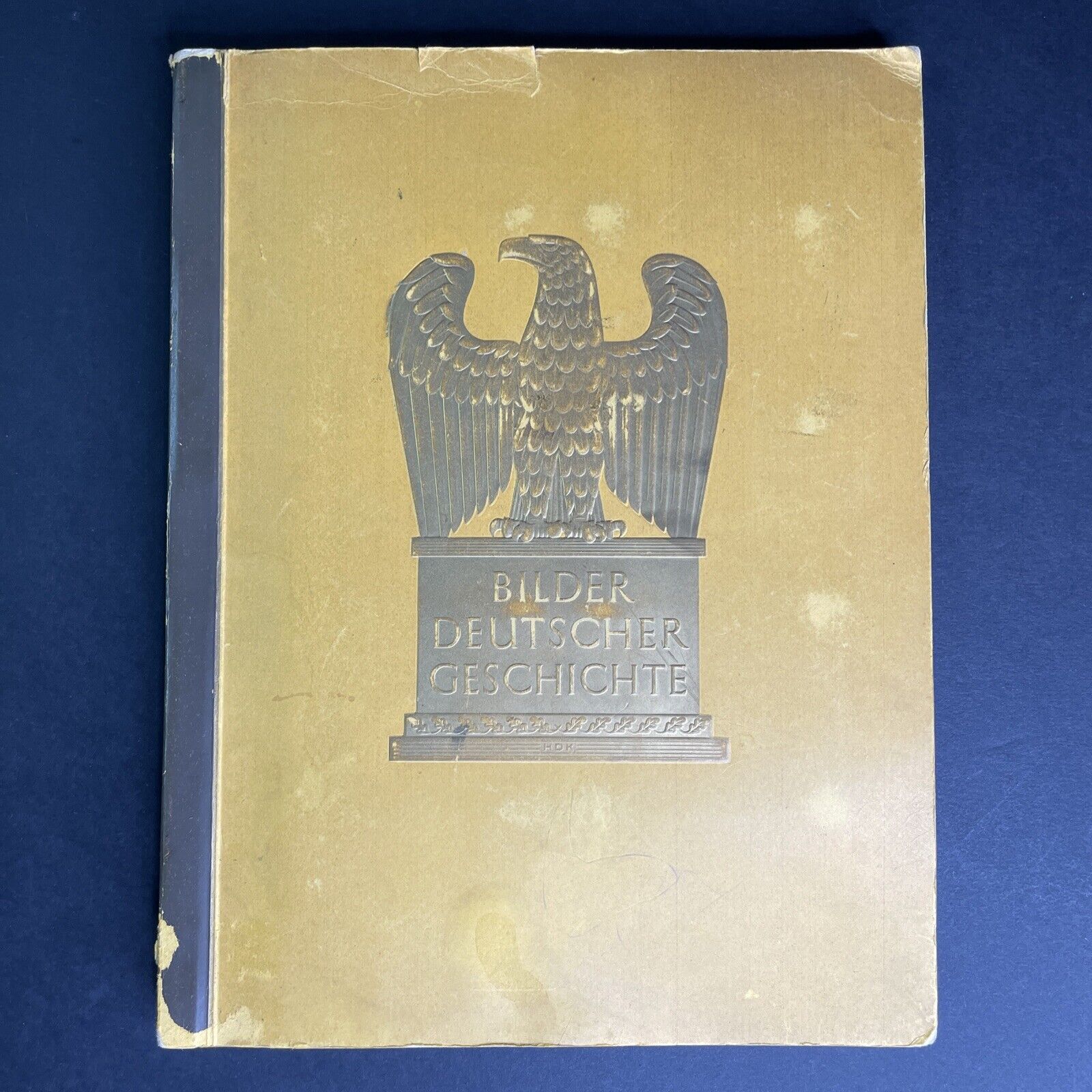 Antique 1936 Bilderdienst Tobacco German History Trade Card Album Hamburg RARE