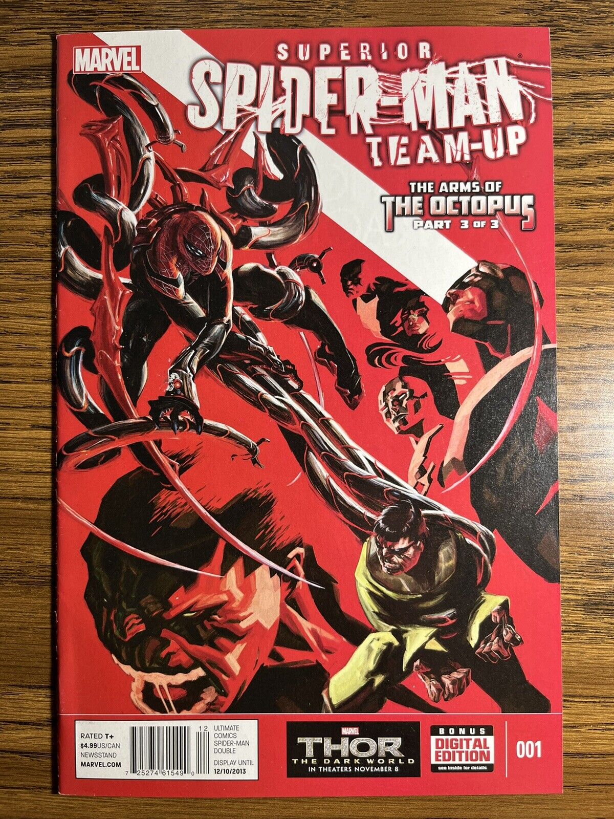 SUPERIOR SPIDER-MAN TEAM-UP SPECIAL 1 EXTREMELY RARE NEWSSTAND VARIANT 2013