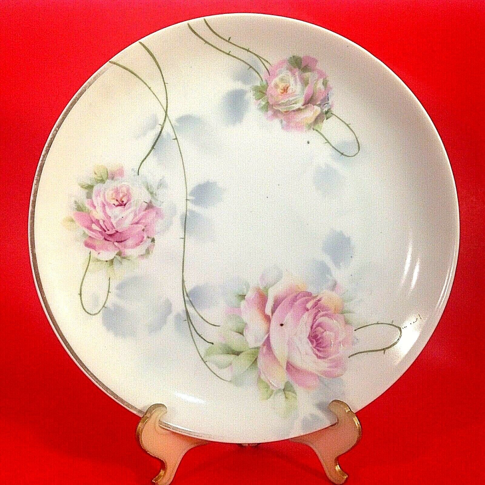 WEIMAR PLATE HAND PAINTED 8 1/2\