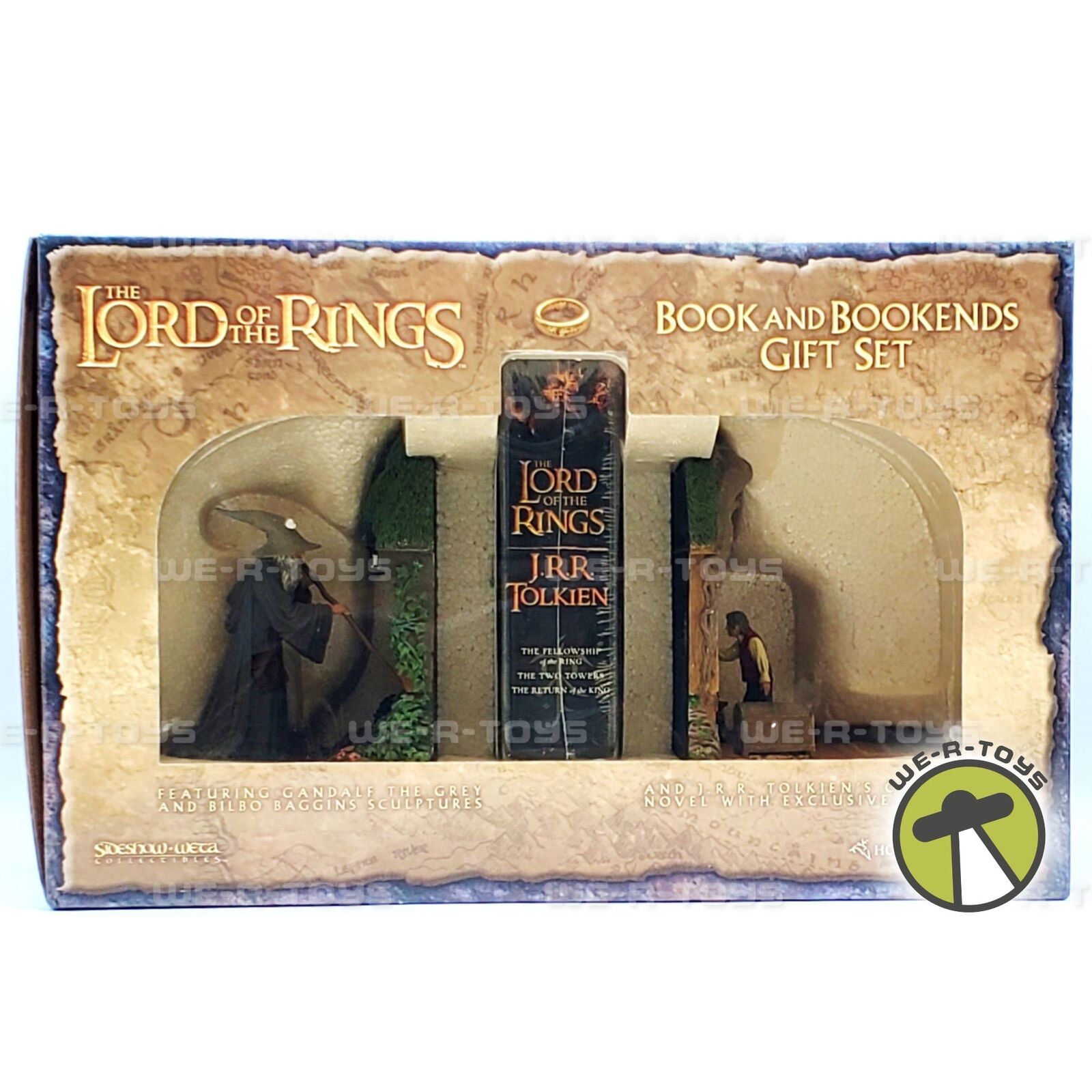 Lord of the Rings Book and Bookends Gift Set Sideshow Weta Collectibles NRFB