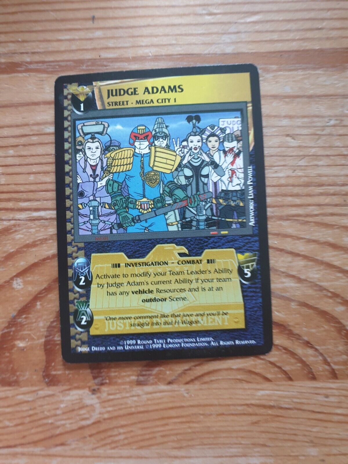 Dredd: The Card Game CCG - Judges - Round Table Productions - 1999 - Various