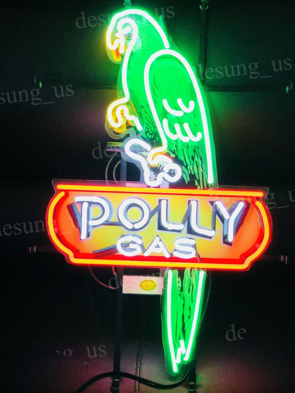 New Polly Gas Gasoline Oil Lamp Neon Light Sign 20\