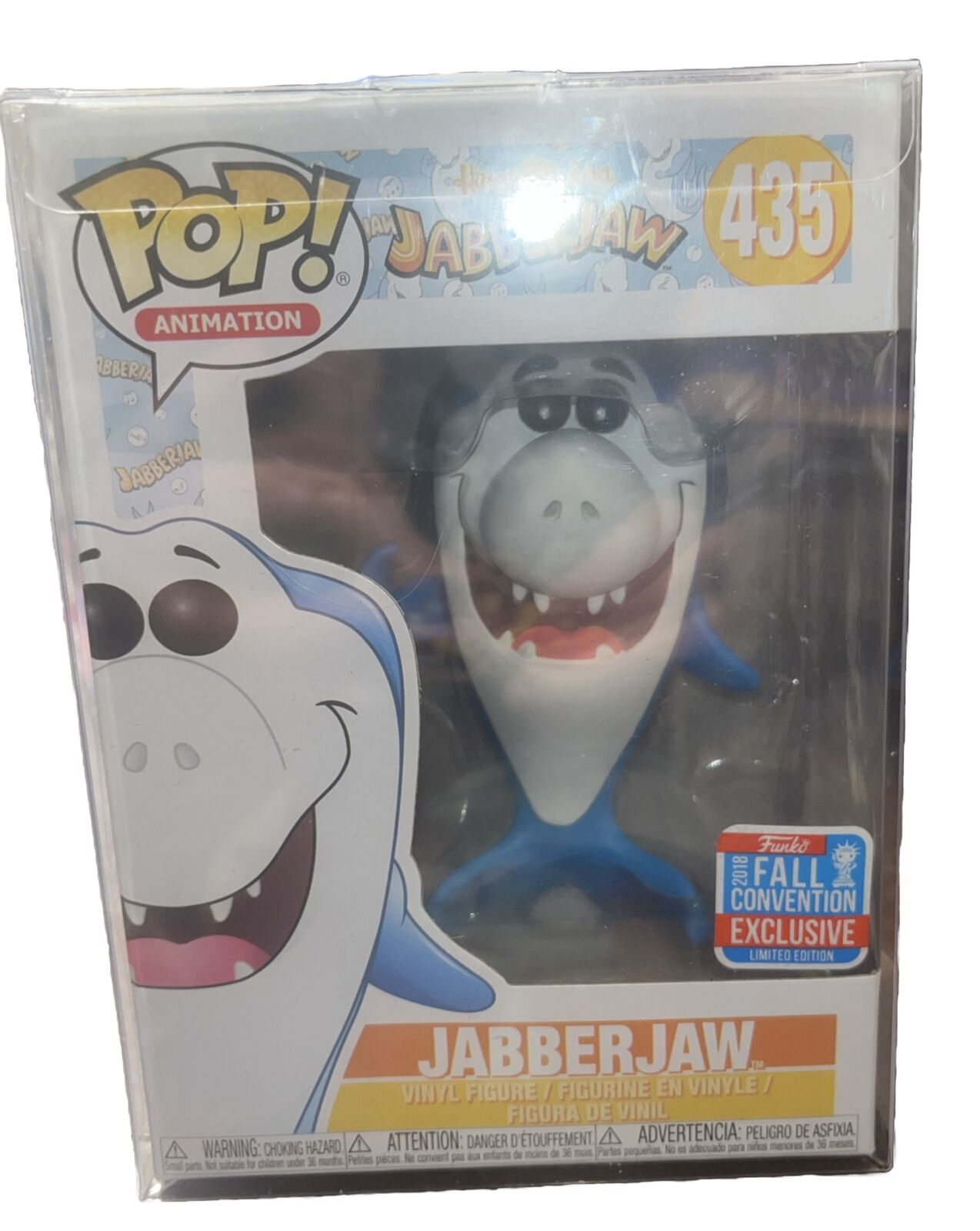 Funko Pop Animation Jabberjaw #435 NYCC Fall Convention Exclusive W/Protector