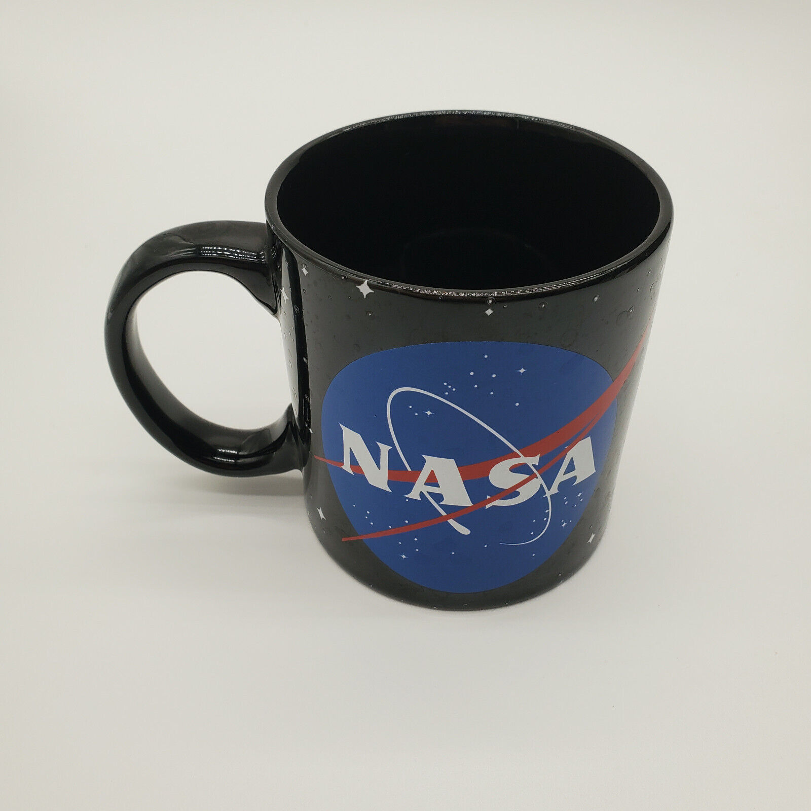 NASA 20 oz Black with Logo Coffee Mug
