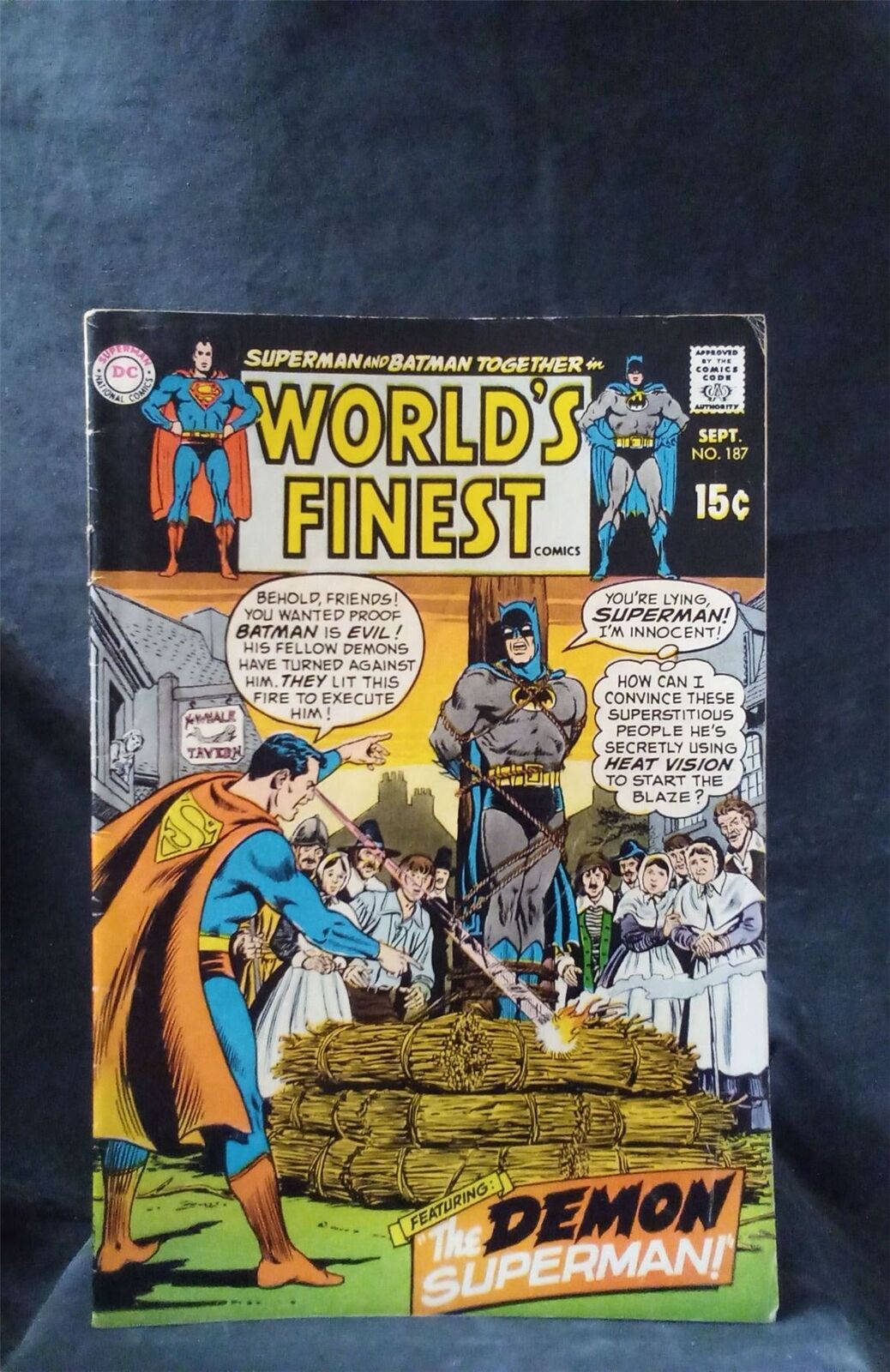 World's Finest Comics #187 1969 DC Comics Comic Book 