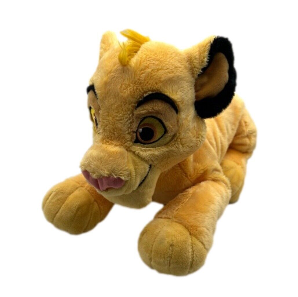 Disney The Lion King Simba Laying Stuffed Animal Plush 12”