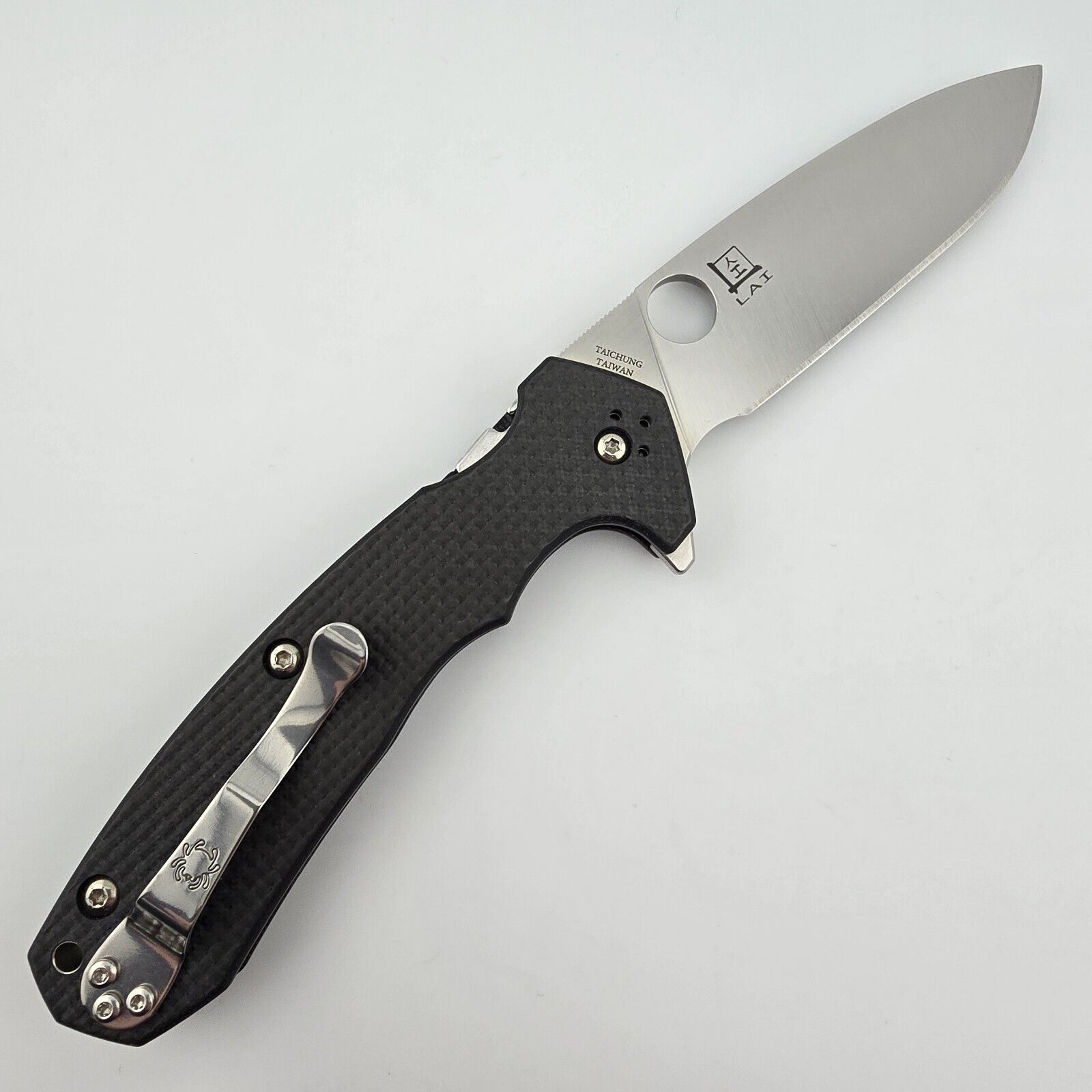 Spyderco Amalgam Folding Knife Compression Lock S30V Blade Carbon Fiber C234CFP