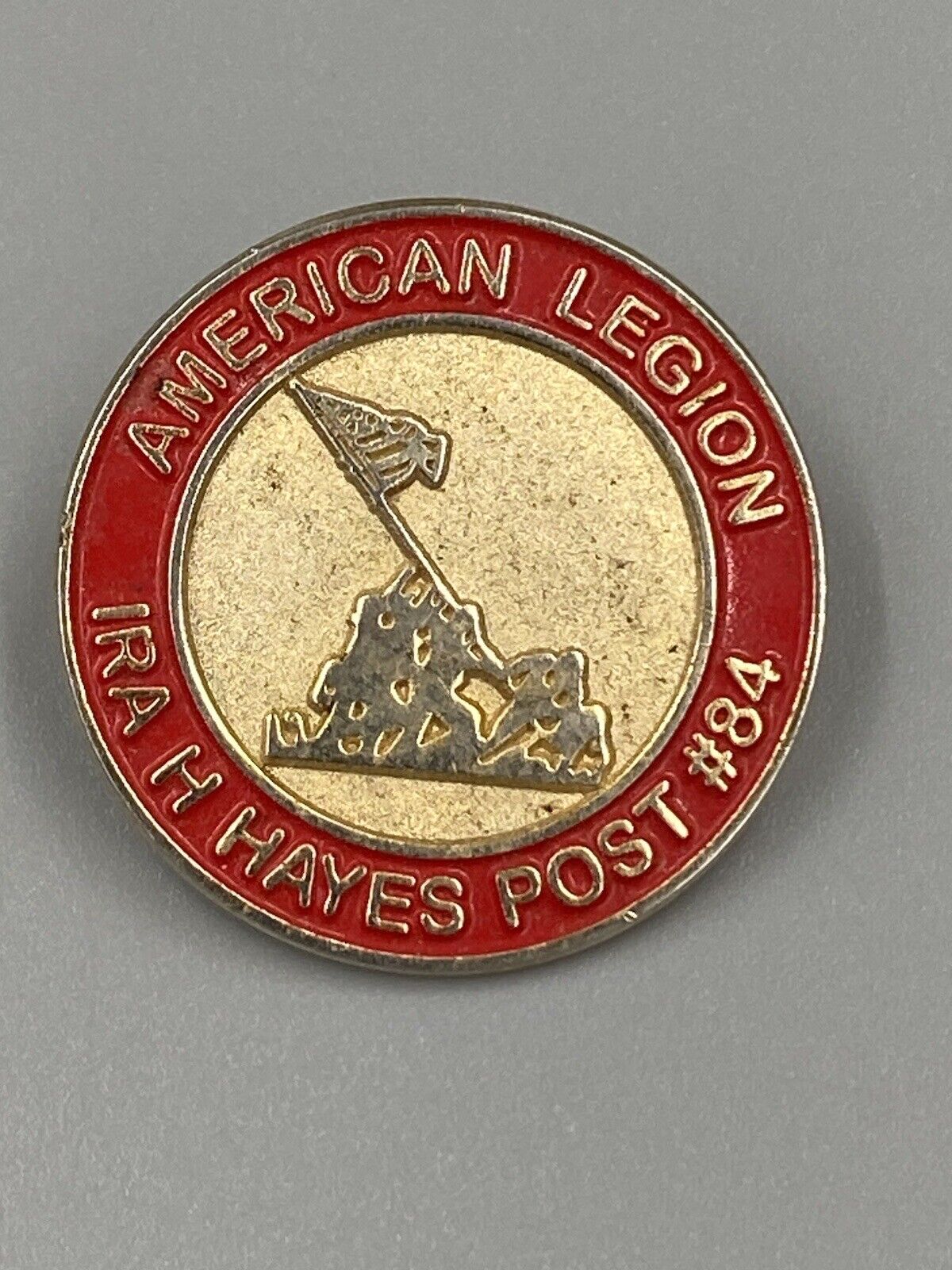 American Legion IRA H HAYES Post # 84 Lapel Pin