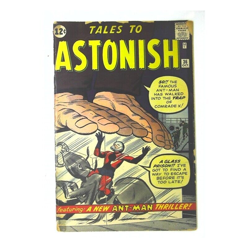 Tales to Astonish (1959 series) #36 in VG minus. [t;(tape on cover)