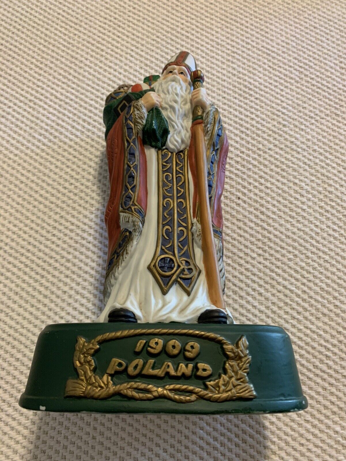 Christmas Grandeur Noel Santa of the World 1909 Poland Rare 9.5\