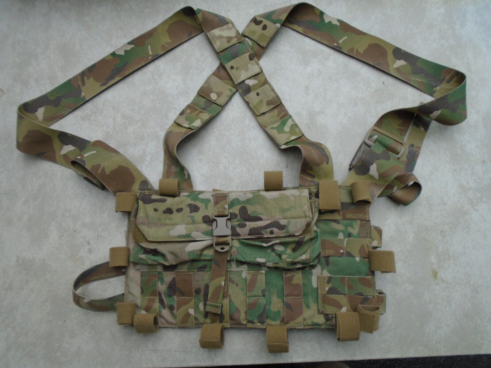 TYR Tactical Multicam MOLLE Custom Navboard Chest Rig