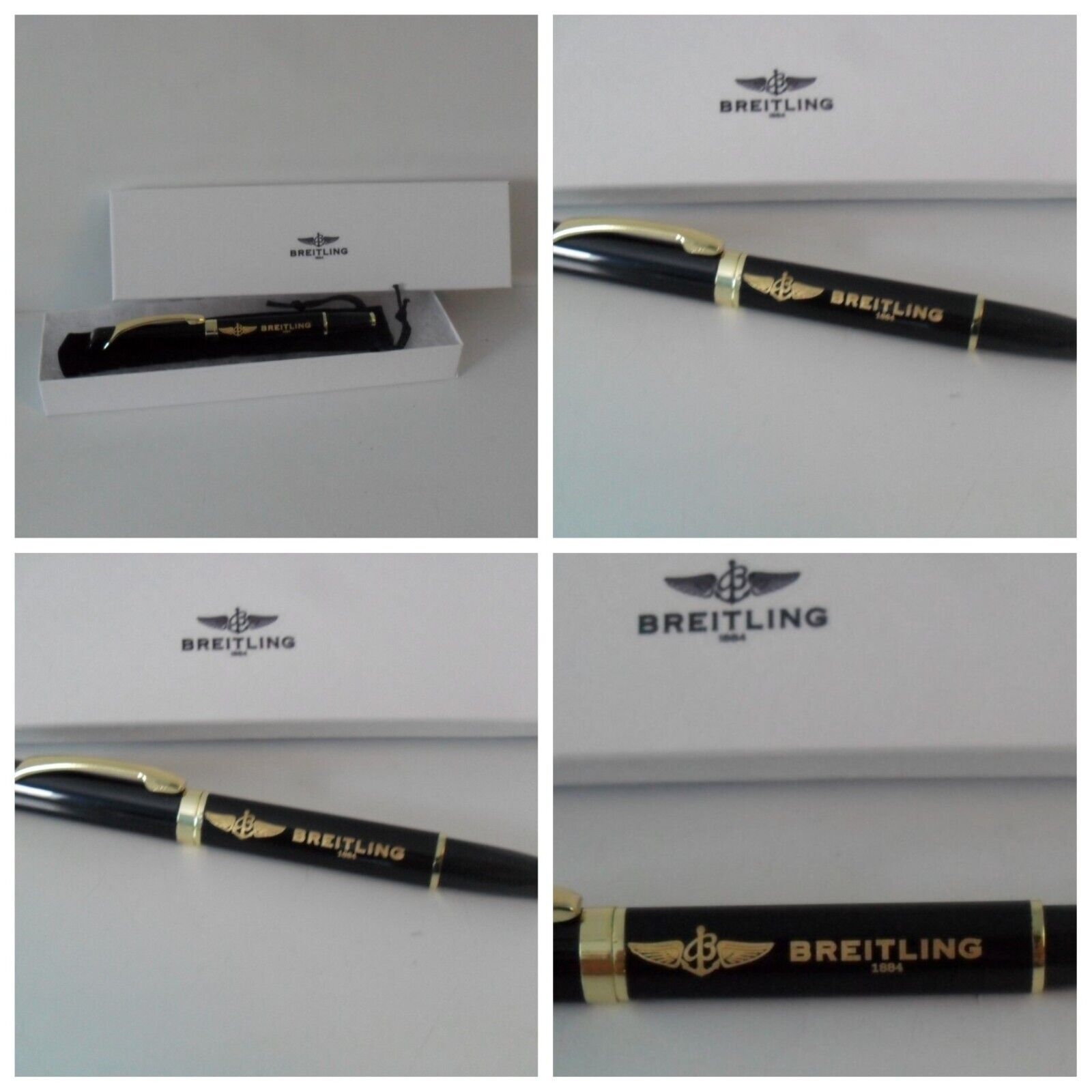 BREITLING Pen Nice Luxury Promo Pen Includes Felt Pen Tote & Gift Box BRAND NEW