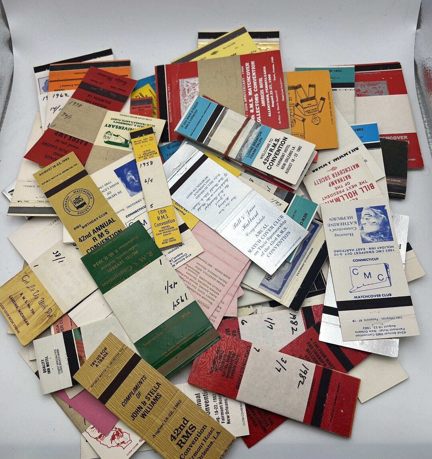 Vintage 1950’s - 1980’s Advertising Matchbook Covers Lot Of 200