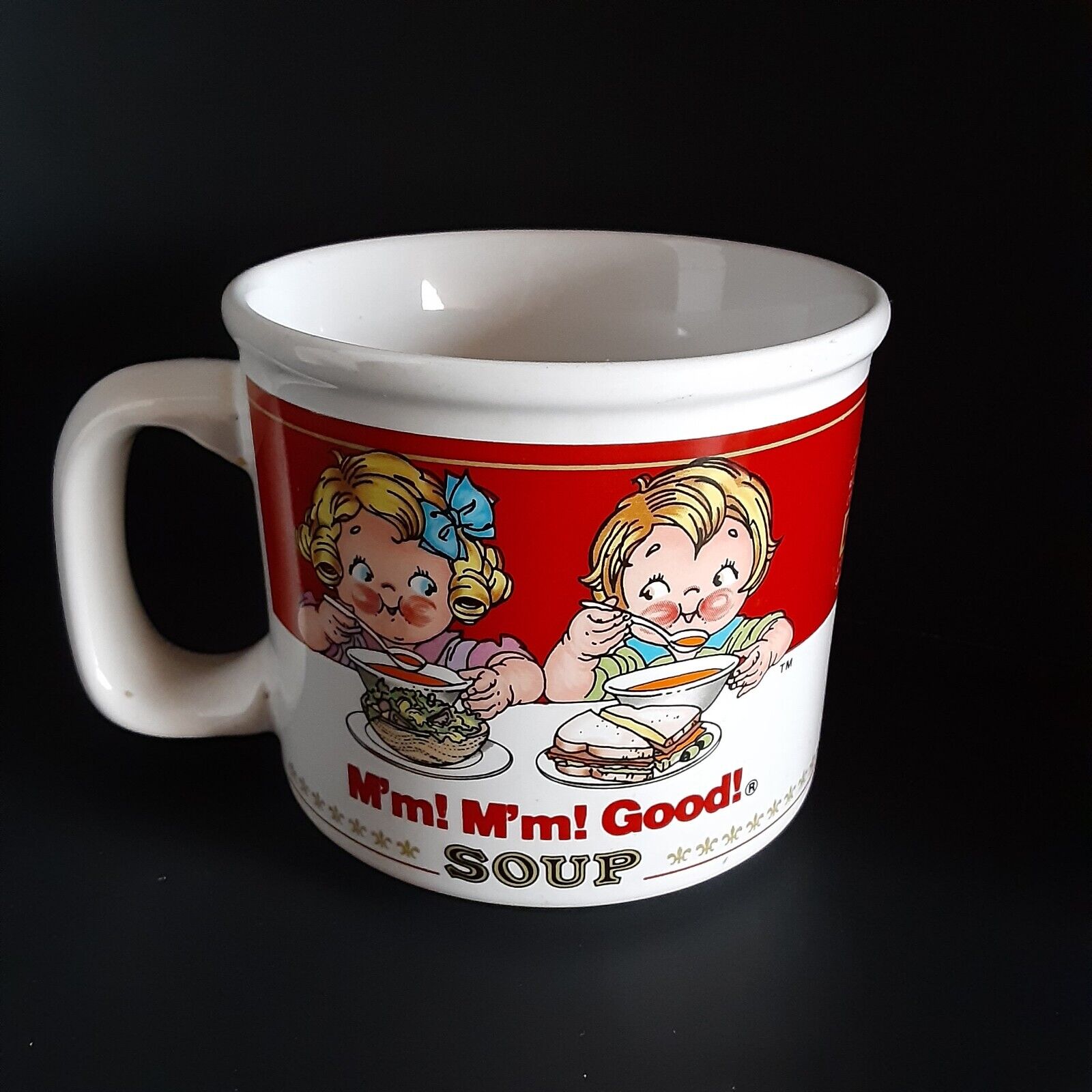Campbell Soup Mug Vintage 1993 Westwood Mm Mm Good Boy and Girl