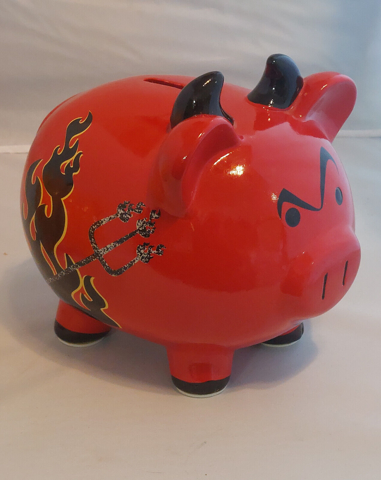 Devil Pig Deviled Ham Piggy Bank NEW