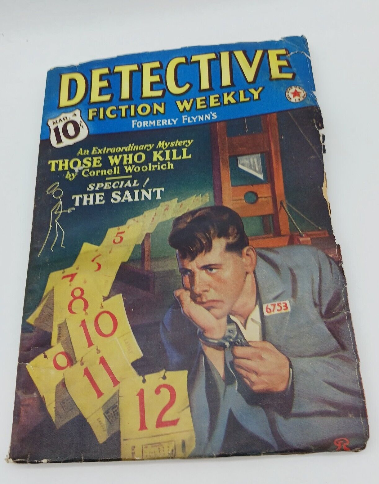 Detective Fiction Weekly Magazine March 4th 1939 Those Who Kill And The Saint