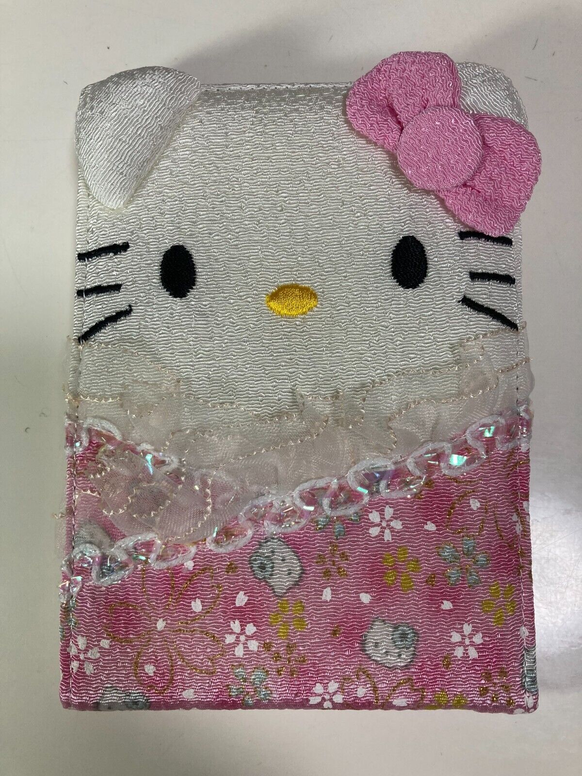 Hello Kitty Japanese-style pink cute folding ｍirror exclusive to Japan