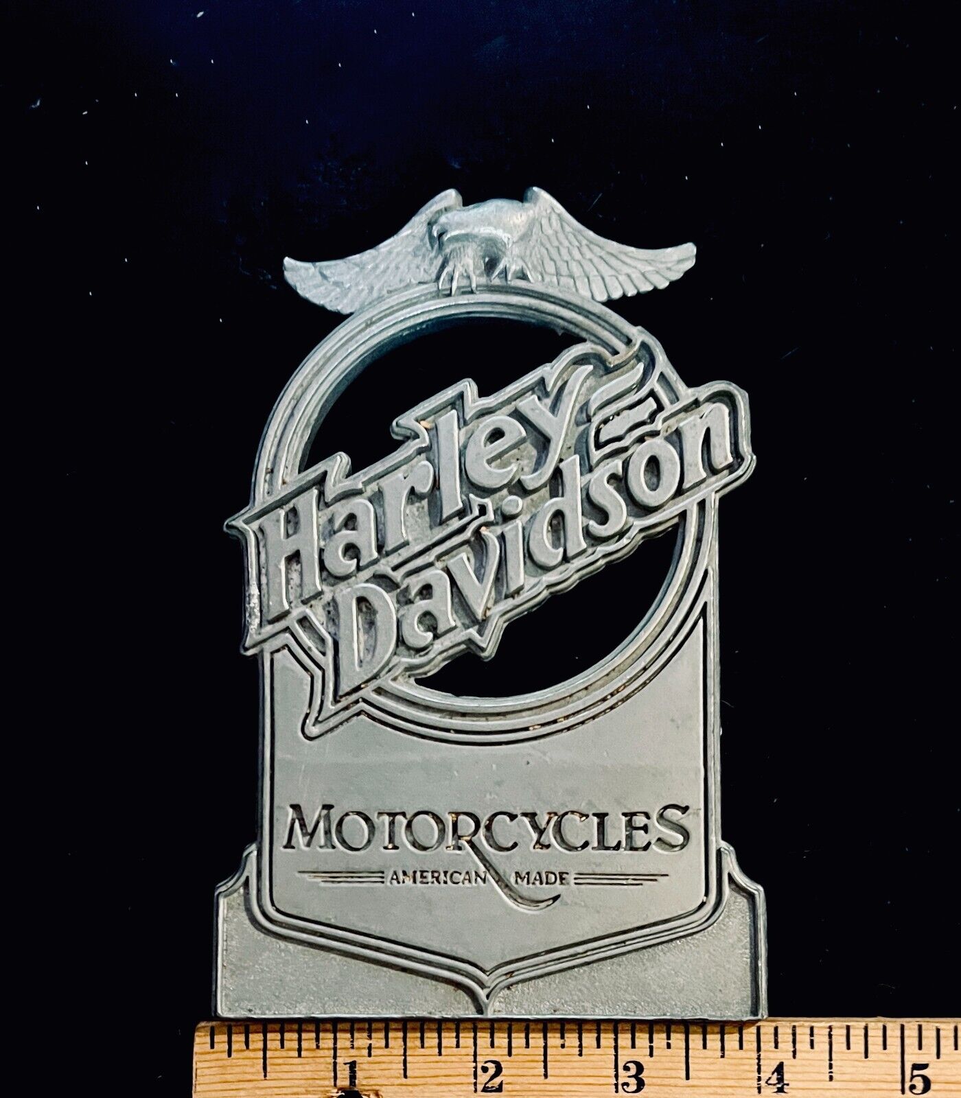 Harley Davidson Heavy LOGO AWARD Metal Plate \