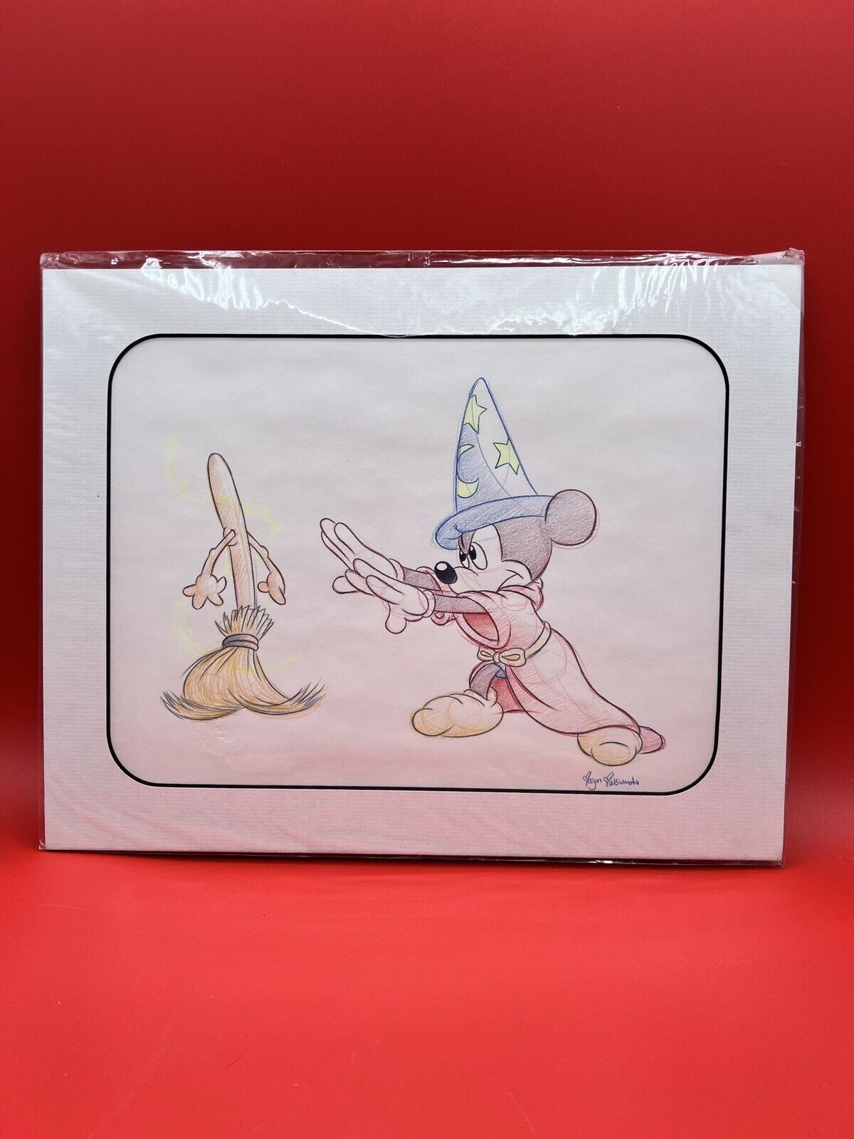 2017 Wizard Mickey Mouse Original Art Disneyland