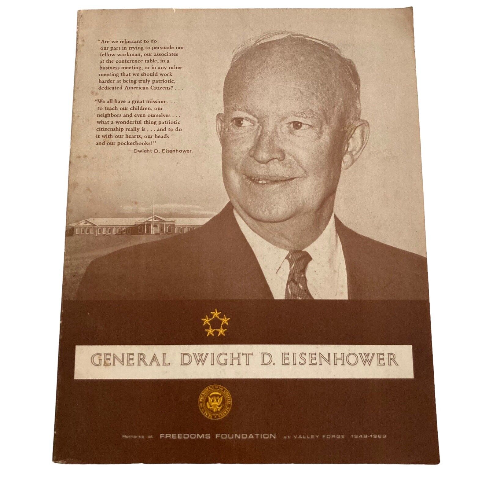 A Tribute to General of the Army  General Dwight D. Eisenhower 1969