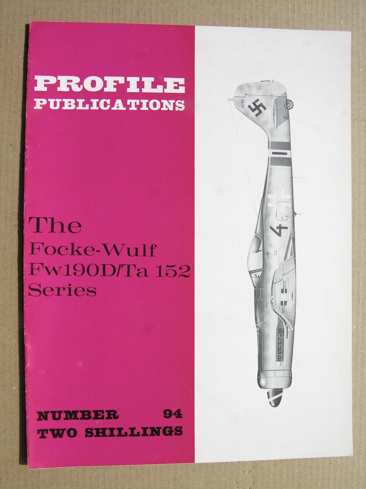 THE FOCKE-WULF Fw190D/Ta152 SERIES Profile Publications No 94 Aircraft 12 pages