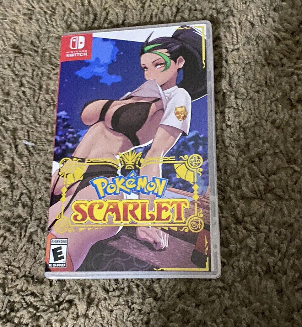 COVER ONLY NO GAME NO BOX  Pokémon Scarlet Nemona