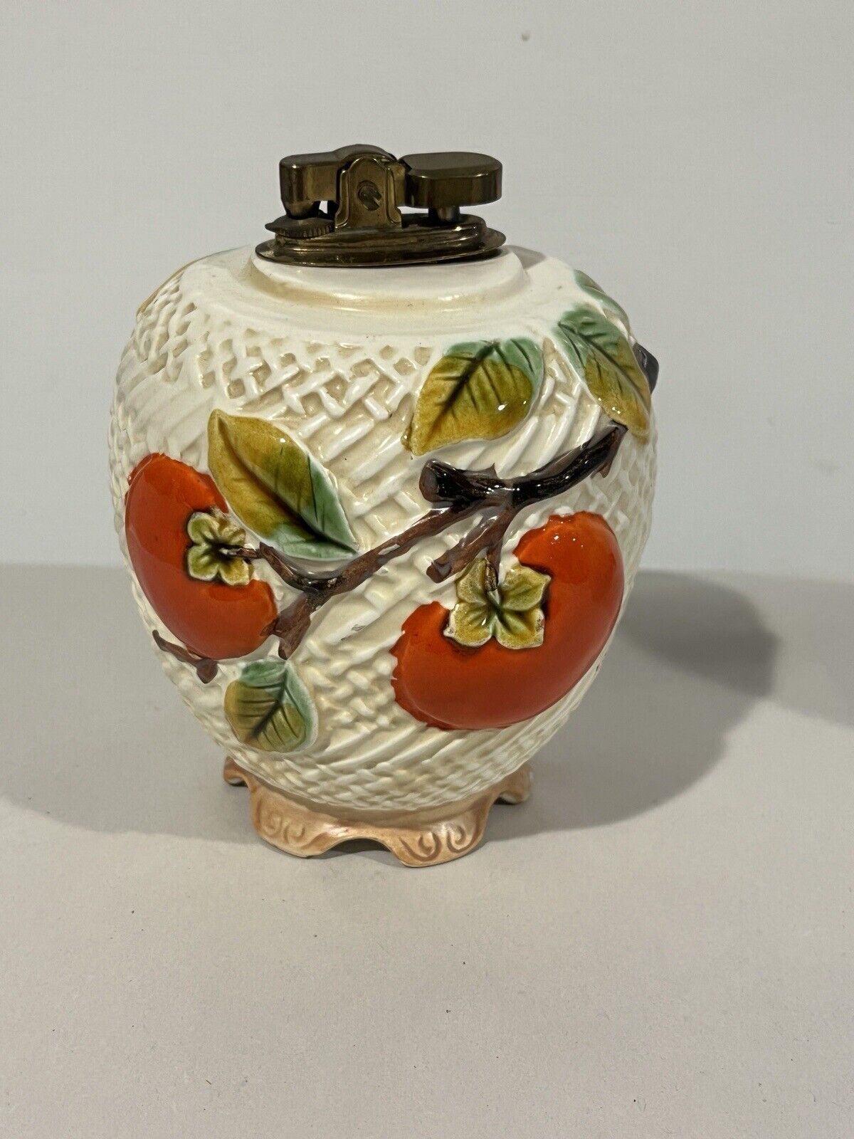 Unique New Trends Table Lighter Fruit Design Japan Vintage Ceramic