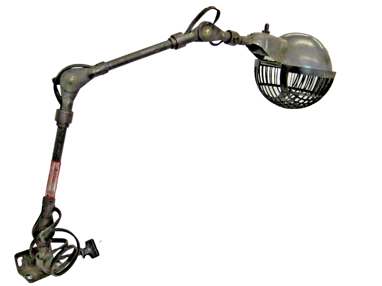Vintage Fostoria Localite 55-BH-701 Articulating Industrial Machine Light Lamp U