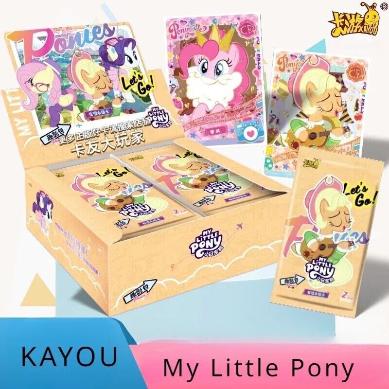 Kayou My Little Pony Booster Box CCG Trading Cards NEW Yellow 1 Box 30 Pack