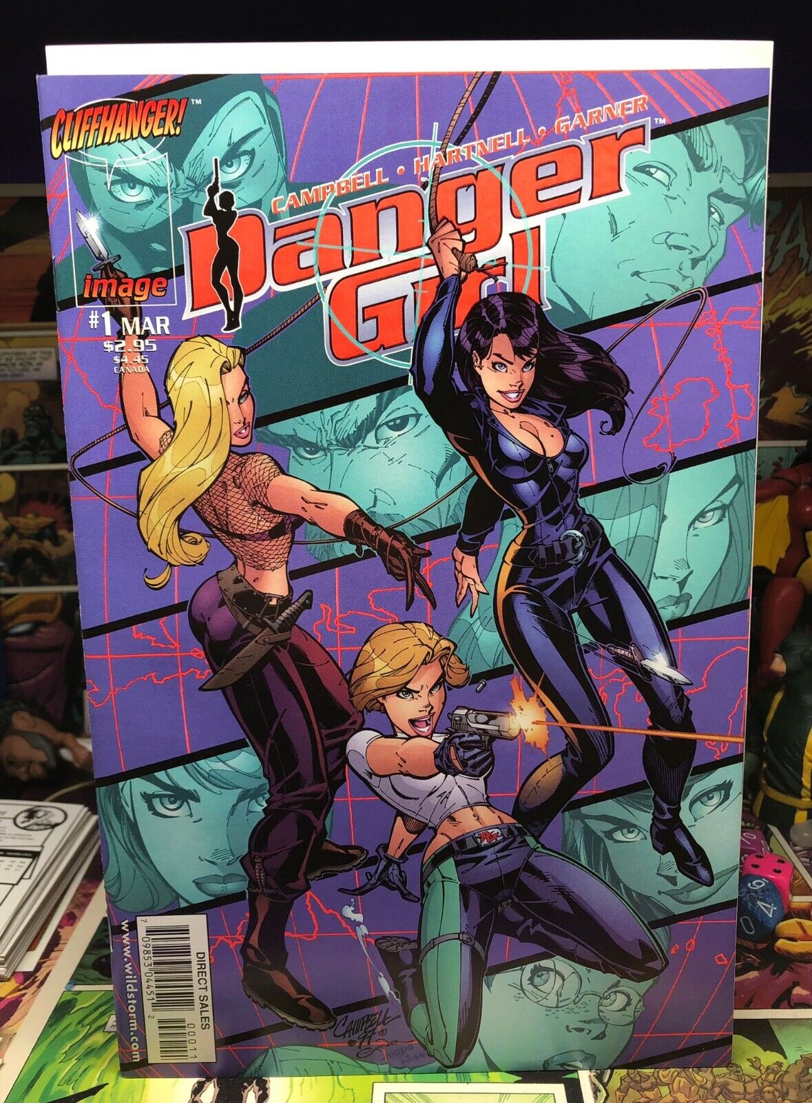 Danger Girl #1 Cliffhanger Comic J Scott Campbell