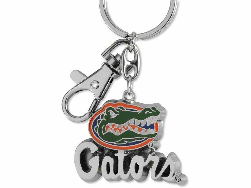 Florida Gators Keychain Metal Heavyweight Team Logo Key Ring