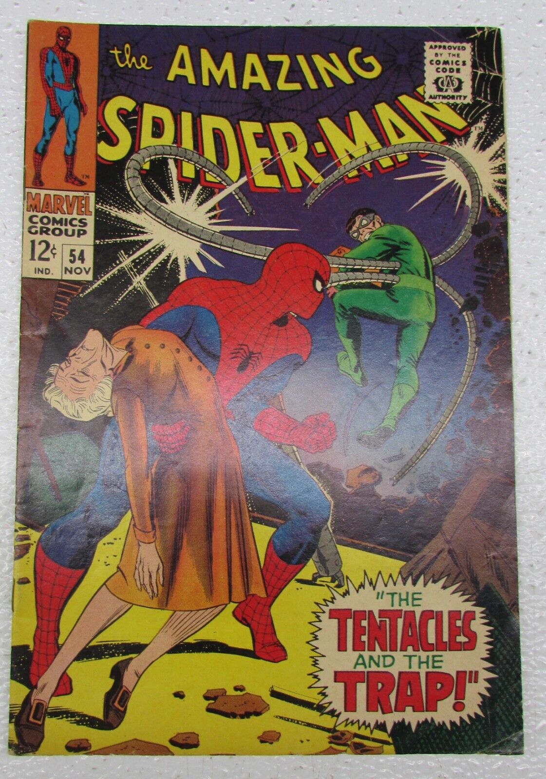 Vintage Amazing Spider-Man #54 NOV Doc Ock Doctor Oct Marvel Comics Comic Book