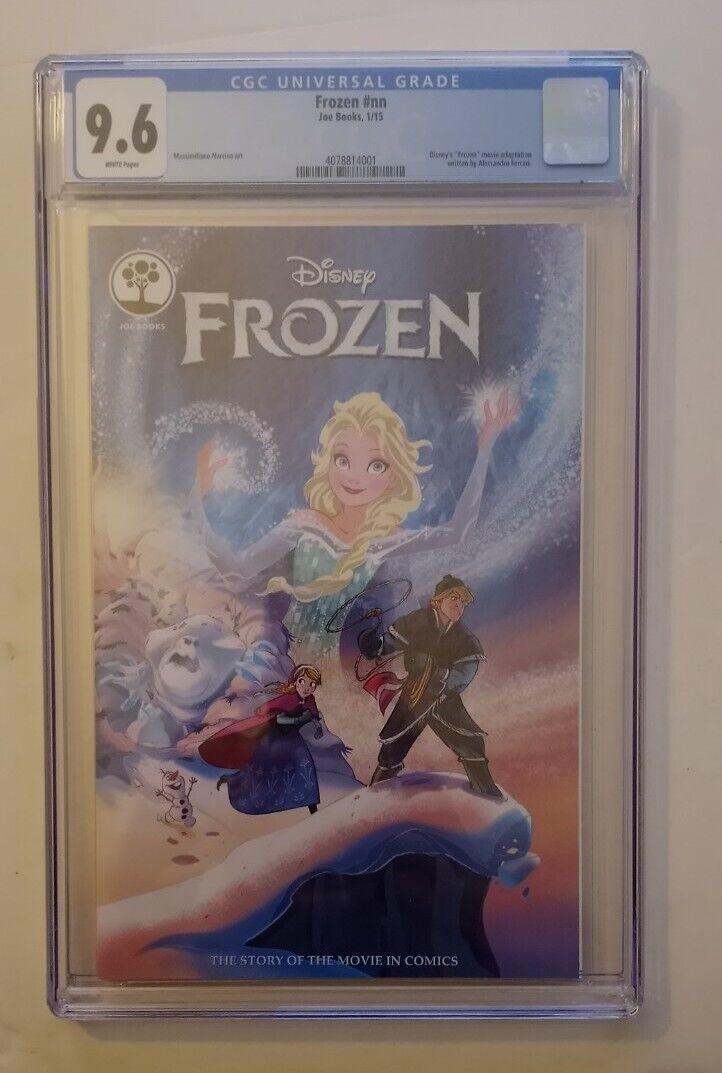 ULTRA RARE Frozen Disney #1 First Print CGC 9.6 Joe Books 1st Appearance ELSA