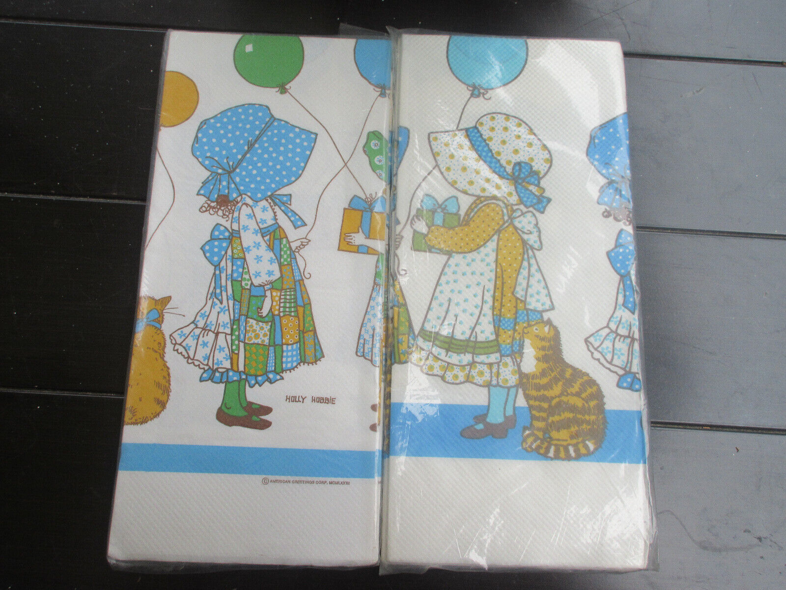 Vintage   HOLLY HOBBIE   tablecover  lot   party   (HH1).