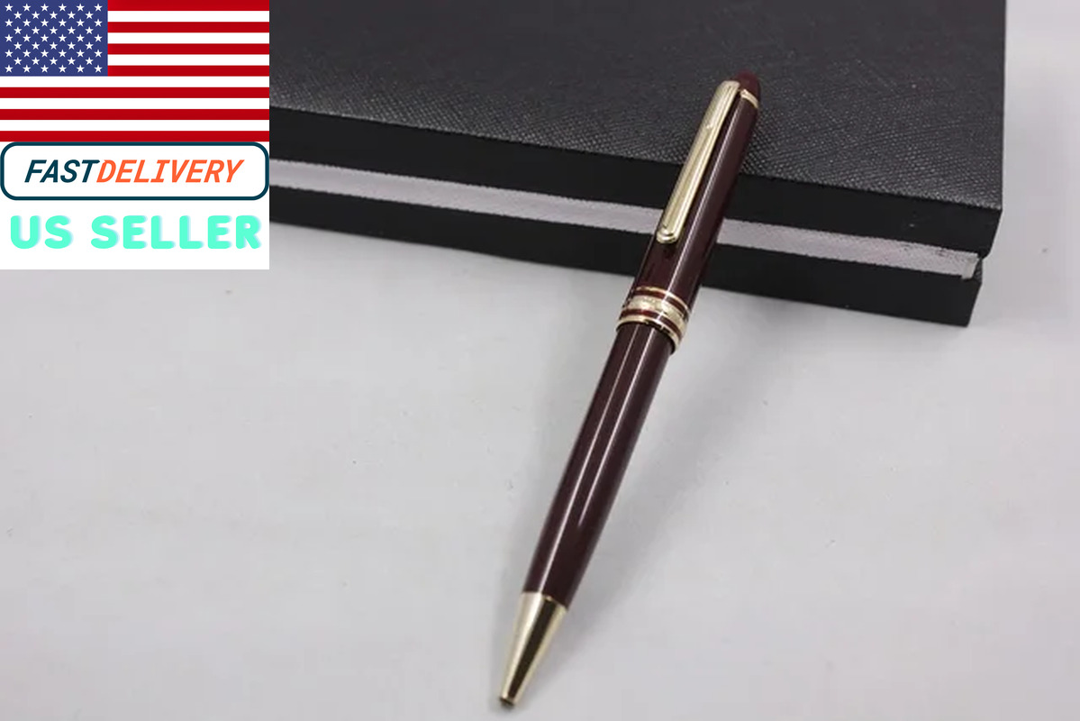 Meisterstuck 163 Roller Ball Luxury Pen MB Monte Black Resin Gold and SilverBl