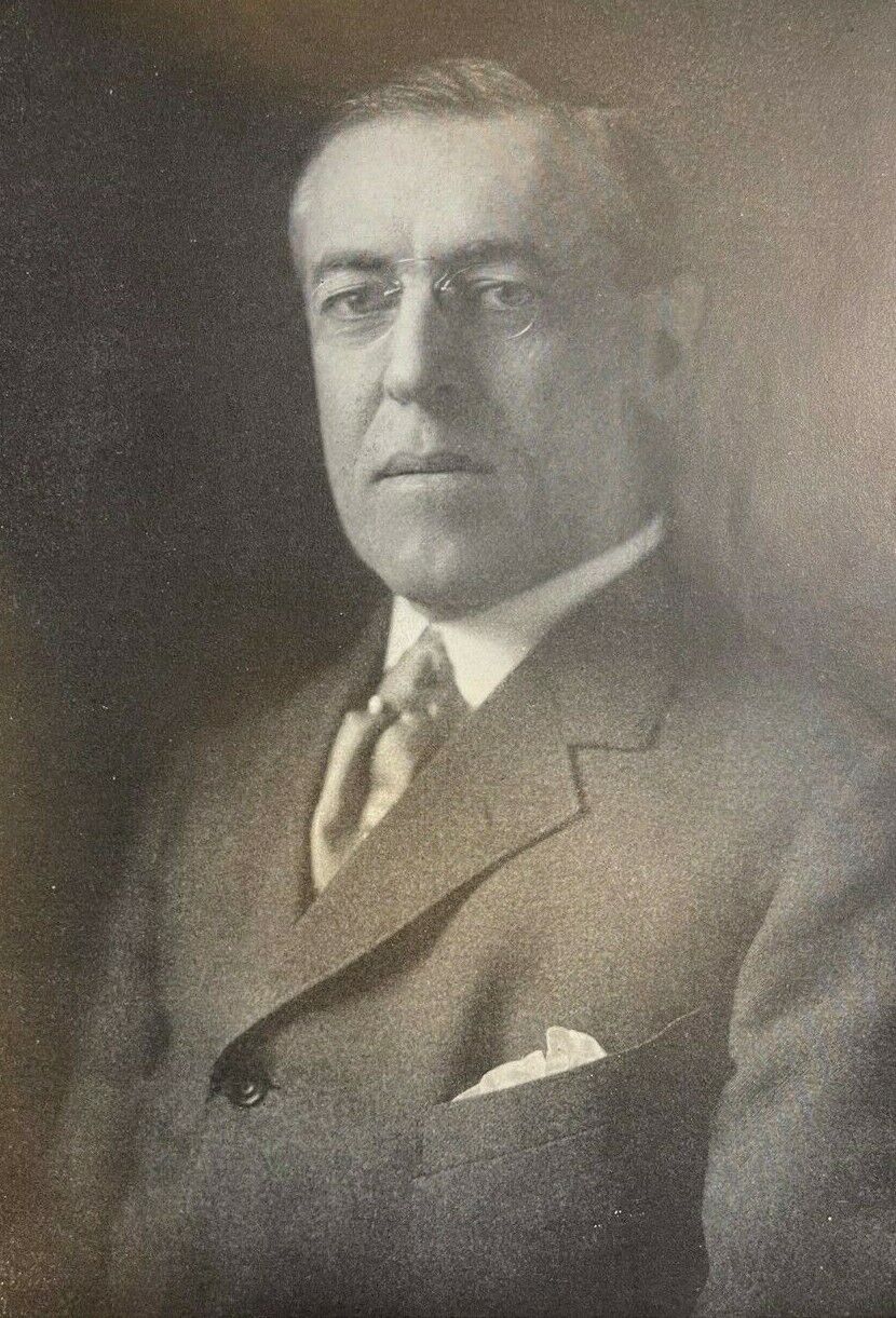 1914 President Woodrow Wilson Visionary Leader
