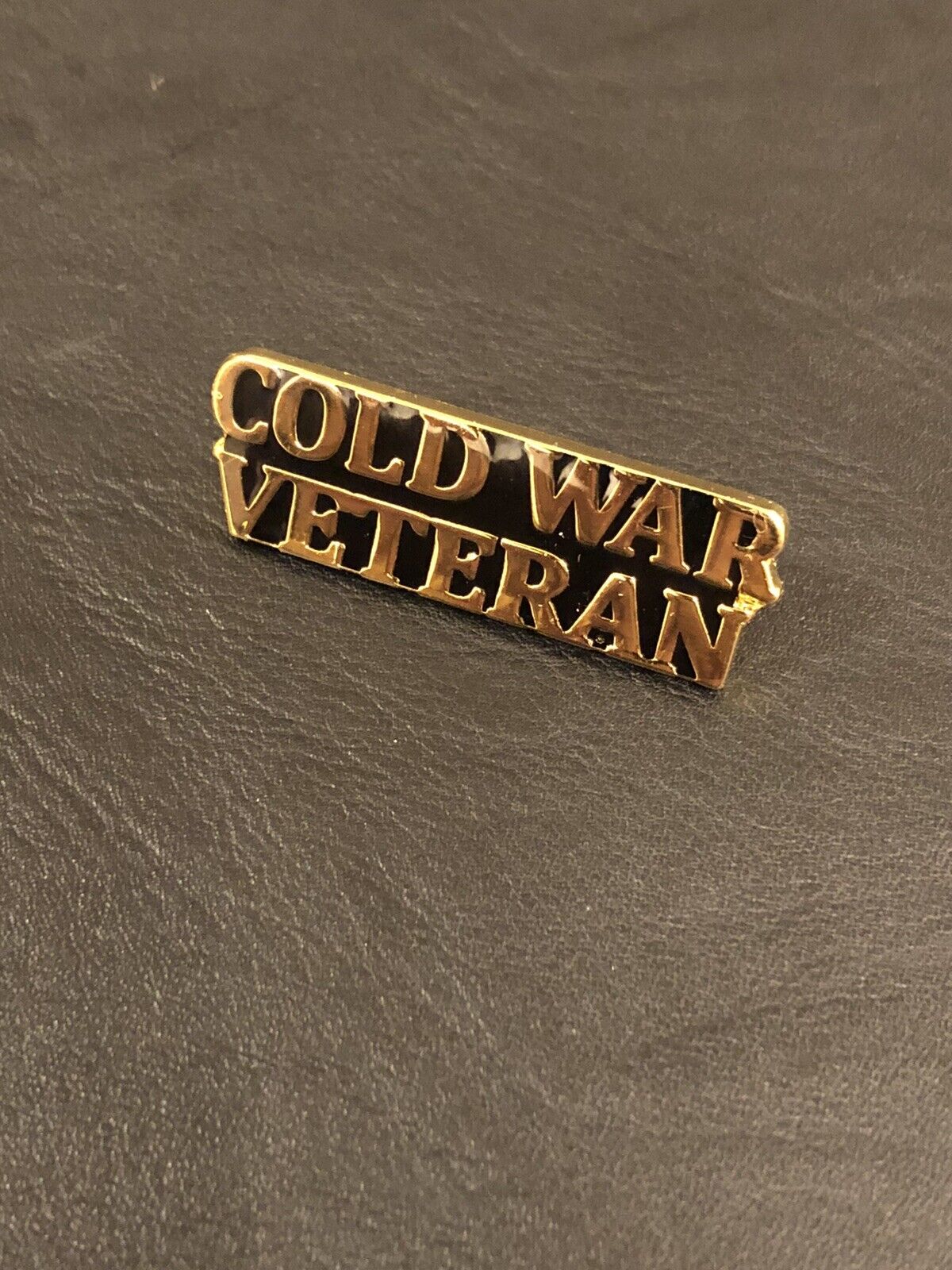 Cold War Veteran Script pin Vietnam Veteran Hat pin or lapel Pin, Korean Vet Pin