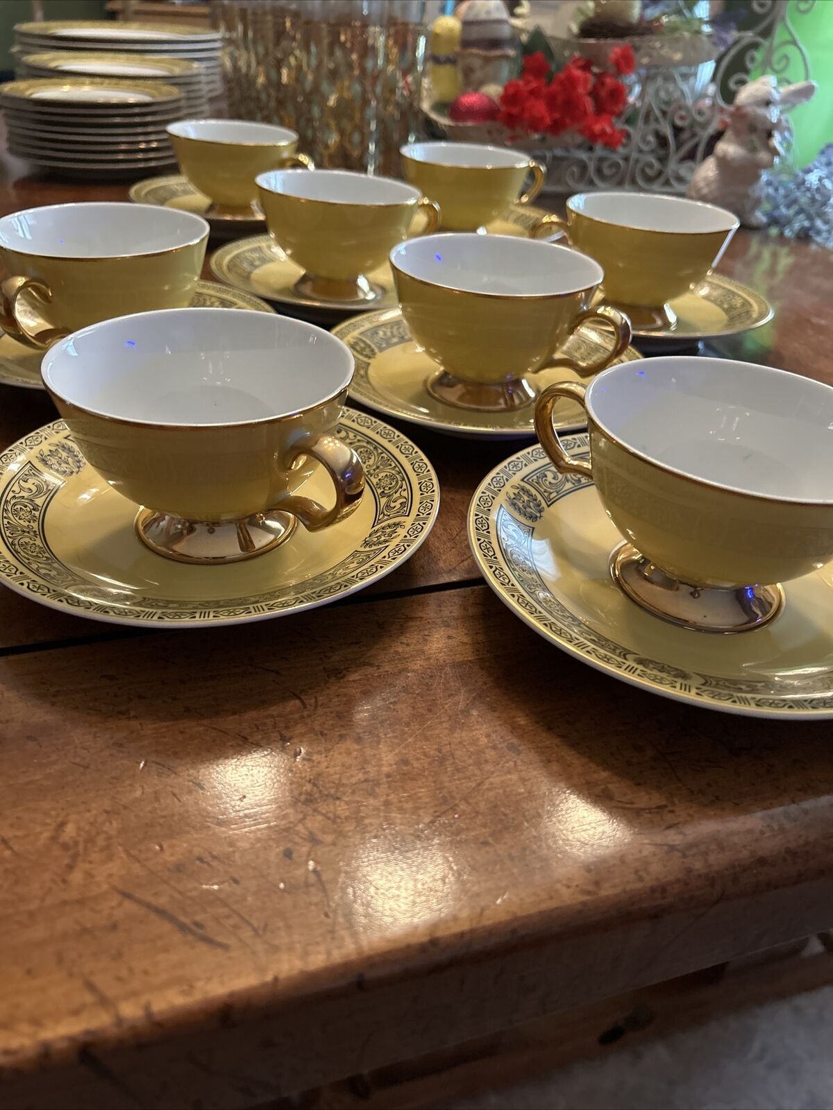 Sears Golden Damask 3549 Cup and Saucer.