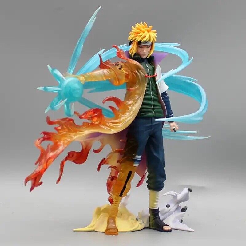 26cm Naruto Anime Figure Namikaze Minato Statue Collectible Gift Toy Model