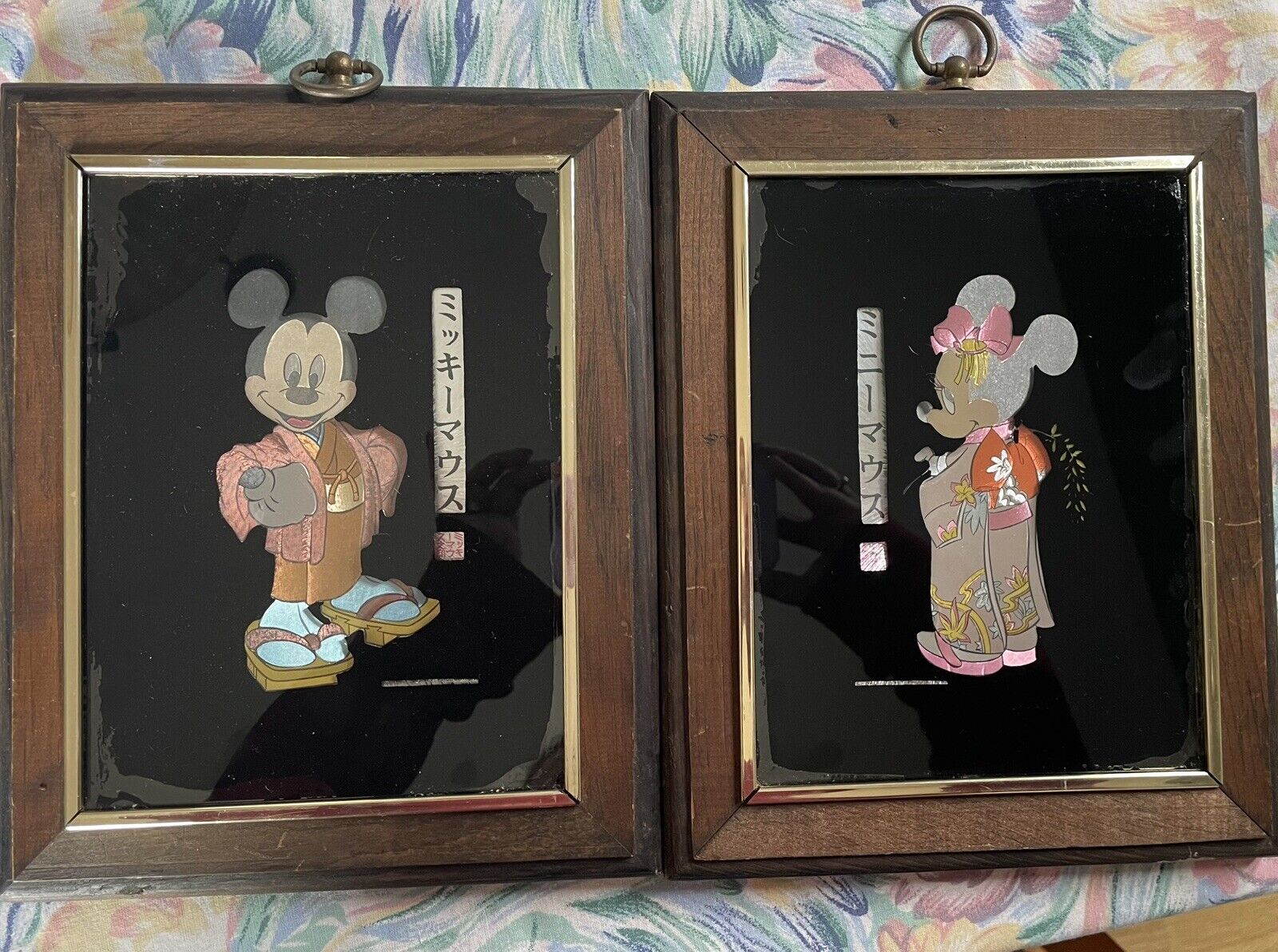 Disney Hologram Kimono Mickey And Minnie Kafka Industries Vintage