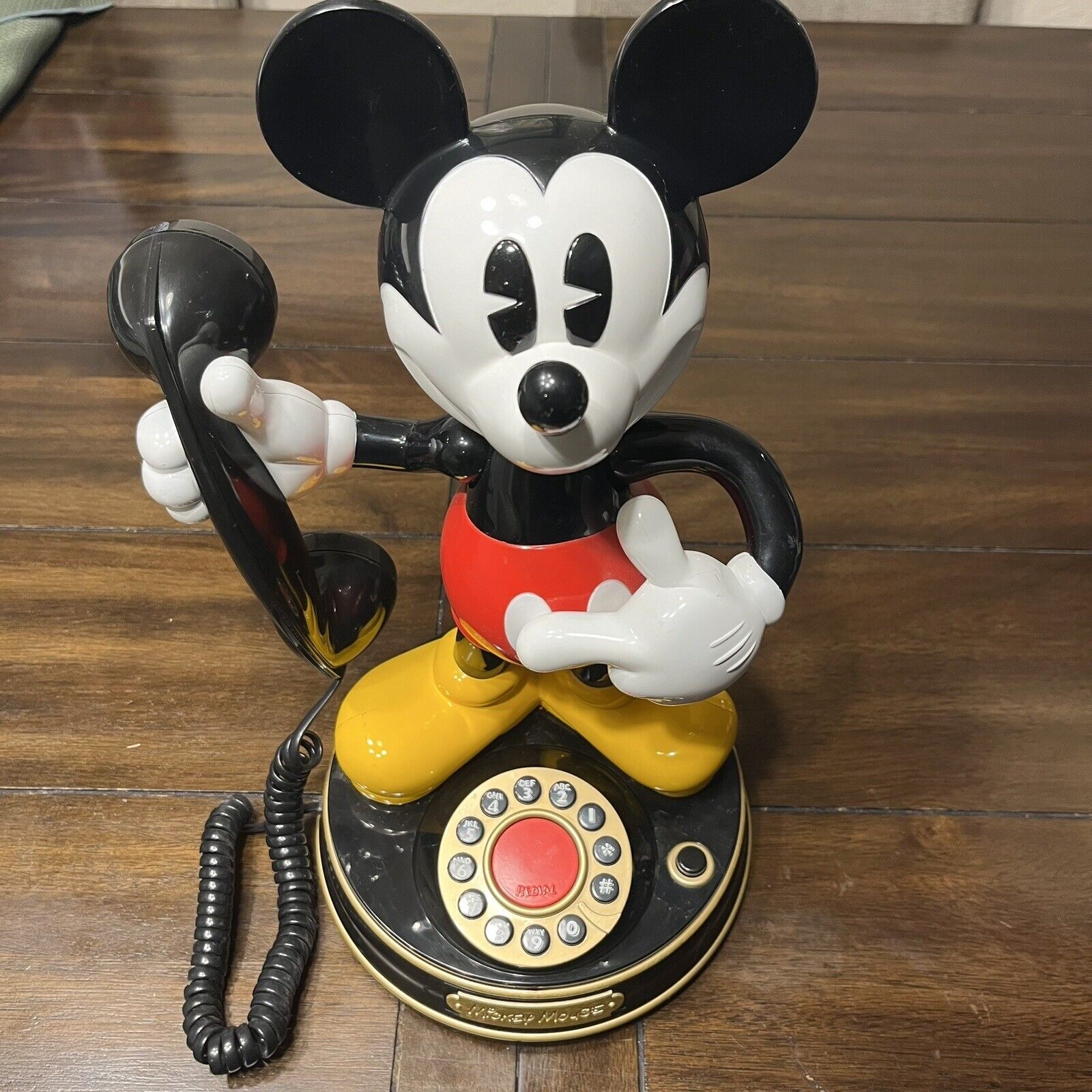 90\'s Vintage Mickey Mouse Animated Talking Telephone Disney TeleMania