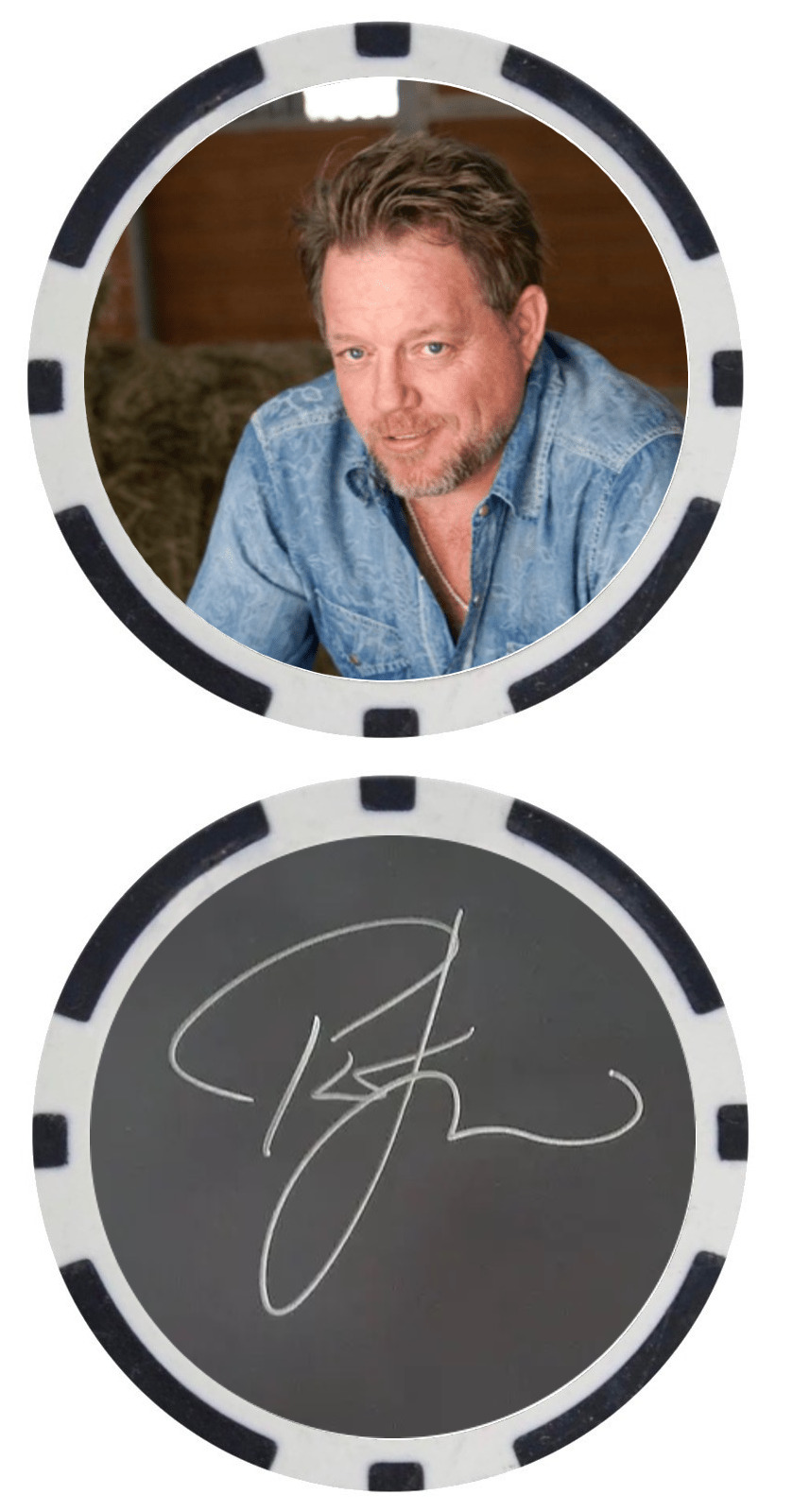 PAT GREEN - COUNTRY STAR - POKER CHIP - ***SIGNED/AUTO***
