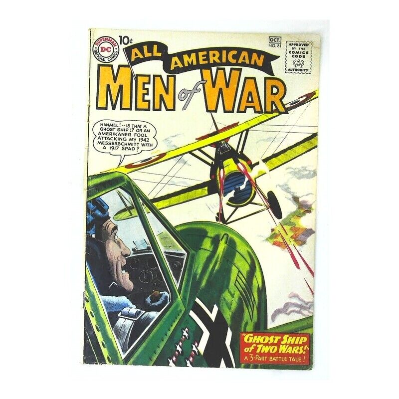 All-American Men of War #80 in Good condition. DC comics [r (cover detached)
