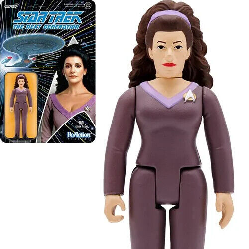 Troi Star Trek Next Generation Super 7 Reaction Action Figure