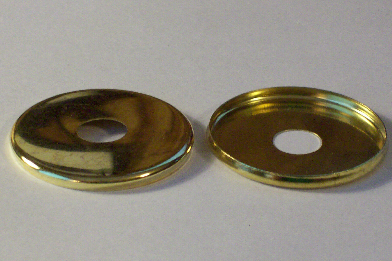 SET OF 2 BRASS PLATED 2\