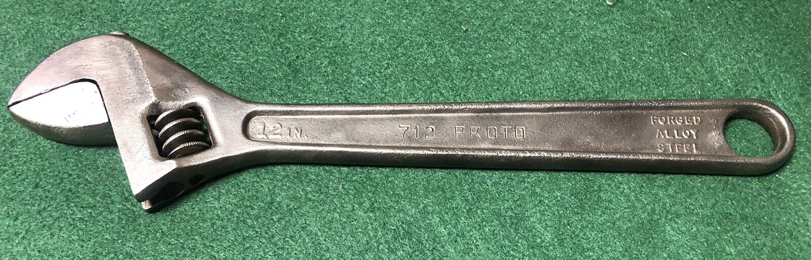 Vintage Proto 12” Adjustable Wrench 712 USA